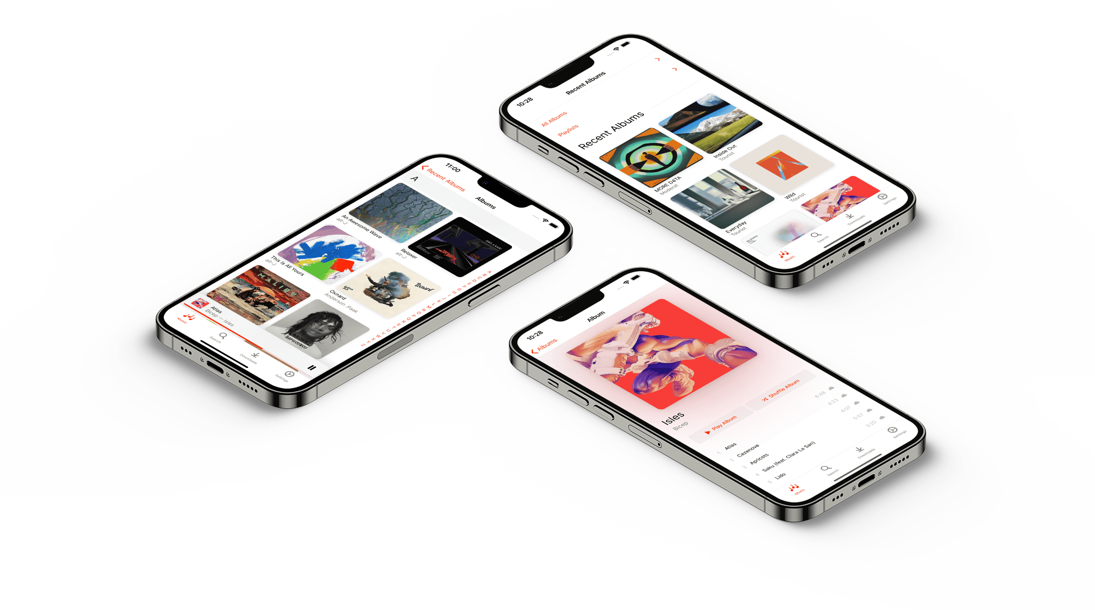 Various Fintunes screens